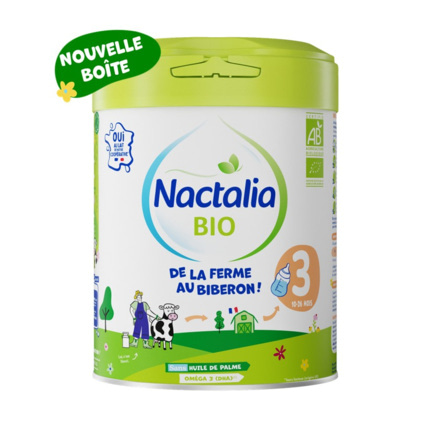 Avis Lait bio infantile 3ème âge 10-36 mois Nactalia BIO 1