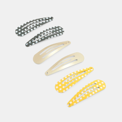 Avis Barrettes clic-clac en métal fantaisie (lot de 6) vert fille OKAIDI 1