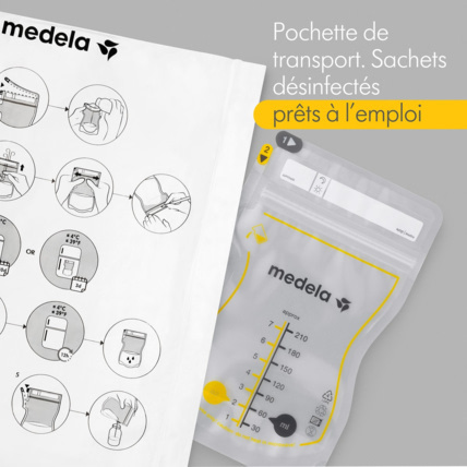 Avis Sachets de conservation du lait maternel Easy Pour MEDELA 5