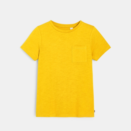 Avis T-shirt basique jaune garçon OKAIDI 1