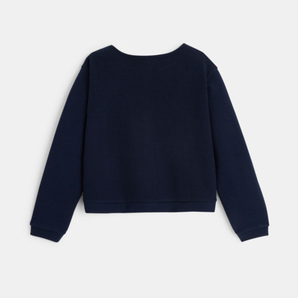 Avis Cardigan pressionné matelassé bleu fille OKAIDI 4