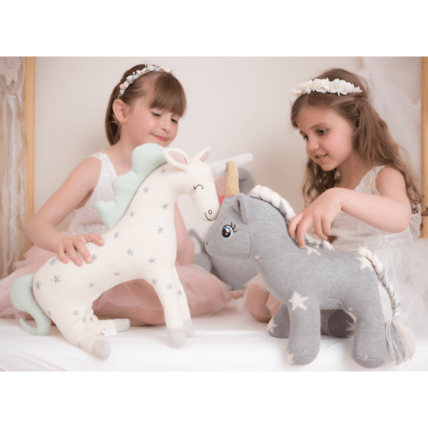 Avis Peluche en coton tricot Licorne étoile Sevira Kids 3