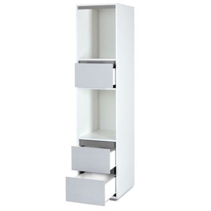 Avis Meuble colonne avec 2 niches de rangement et 3 tiroirs DALIA LITTLE SKY BY KLUPS 8
