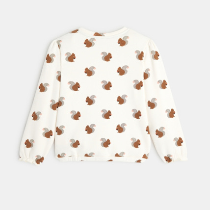 Avis Sweat-shirt à motifs imprimés Écureuils fille OKAIDI 4