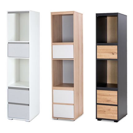 Avis Meuble colonne avec 2 niches de rangement et 3 tiroirs DALIA LITTLE SKY BY KLUPS 5