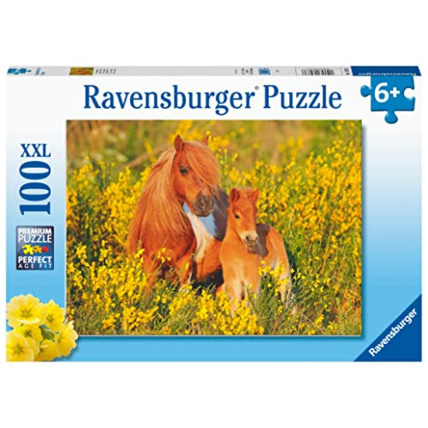 Avis Puzzle XXL - Poneys Shetland - 100 pièces RAVENSBURGER 1