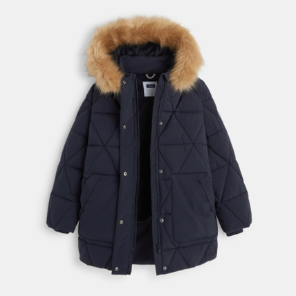 Avis Parka doudoune déperlante violette fille OKAIDI 3