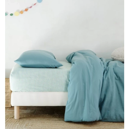 Avis Housse de couette pur Coton Bio pour lit 1 personne KADOLIS 1