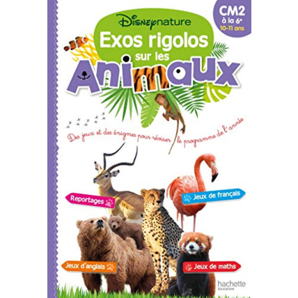 Avis Disney Nature - Exos rigolos sur les animaux - Du CM2 à la 6e Hachette Éducation 1