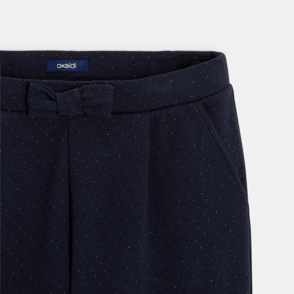 Avis Jogging en molleton à micro-pois bleu fille OKAIDI 2