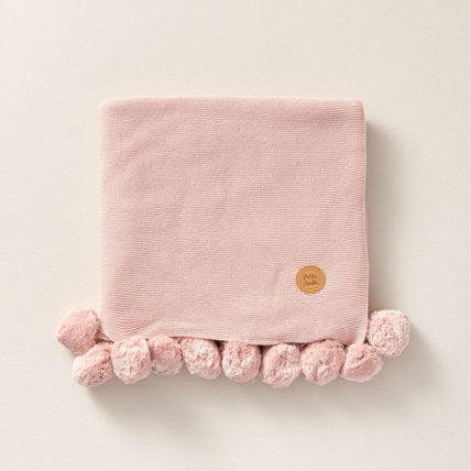 Avis Couverture bébé à pompons coton bio Petite Amélie 1