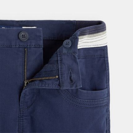 Avis Pantalon cargo en toile stretch bleu garçon OKAIDI 3