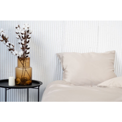 Avis Housse de couette en satin de coton - Desert Beige Mon Lit Cabane 3