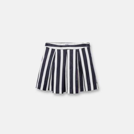 Avis Jupe évasée rayée bleue fille OKAIDI 1