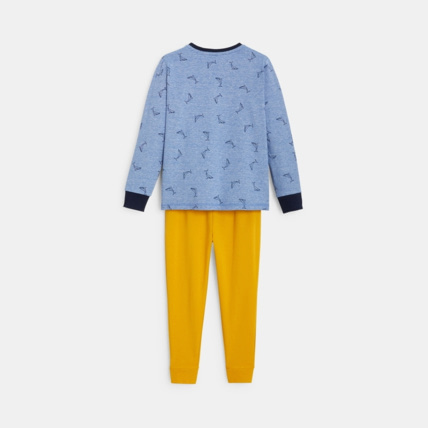 Avis Pyjama 2 pièces à message flocké bleu garçon OKAIDI 3