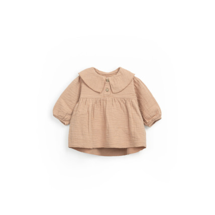 Avis Blouse en gaze de coton rose Art Play Up 2