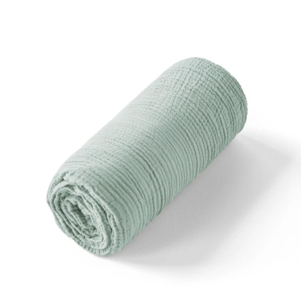 Avis Drap housse uni en gaze de coton Sevira Kids 5