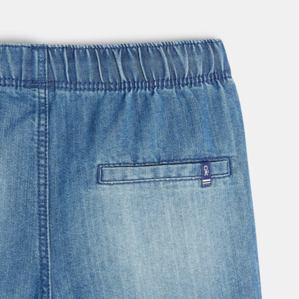 Avis Bermuda slim en jean bleu garçon OKAIDI 4