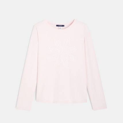 Avis T-shirt en coton biologique rose fille OKAIDI 1