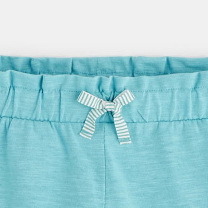 Avis Short en jersey uni bleu fille OKAIDI 3