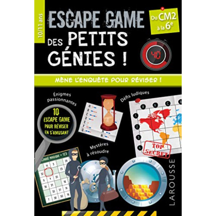 Avis Escape games des petits génies CM2 LAROUSSE 1