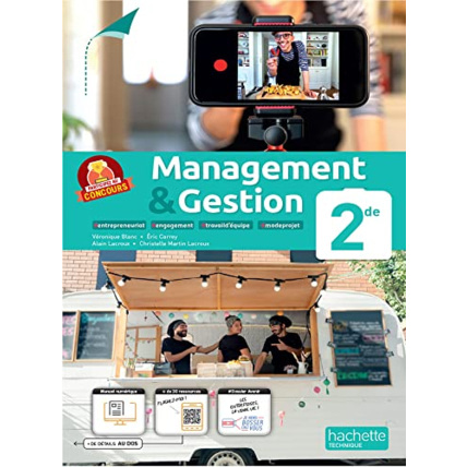 Avis Management et Gestion - option Seconde - Livre élève - Ed. 2022 Hachette Éducation 1