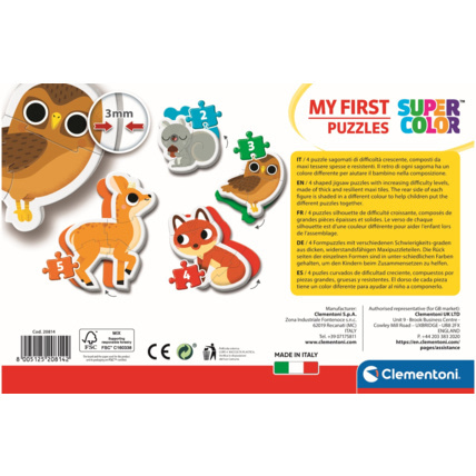 Avis Puzzle Forest Animals Clementoni 3