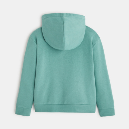 Avis Sweat-shirt à capuche à message vert garçon OKAIDI 4