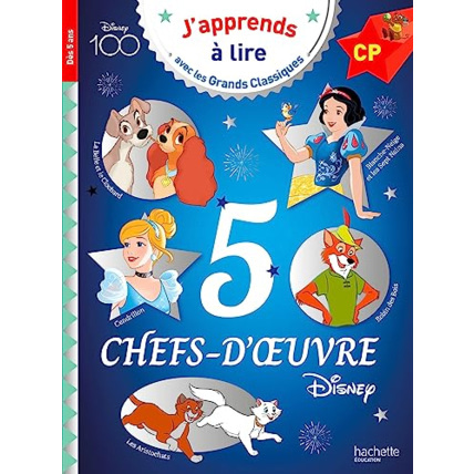Avis Disney - 5 chefs-d'oeuvre de Disney CP Hachette Éducation 1