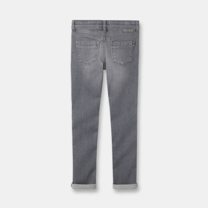 Avis Jean skinny stretch gris fille OKAIDI 2
