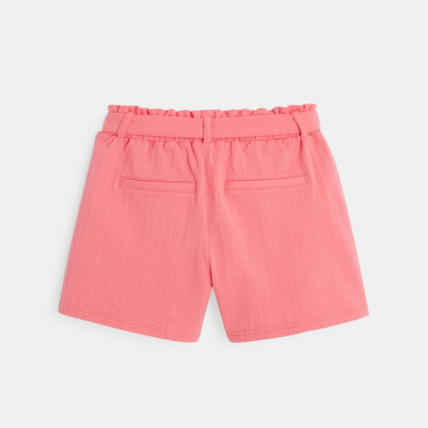 Avis Short léger uni à ceinture rose fille OKAIDI 3