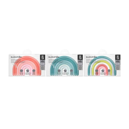 Avis Anneau De Dentition En Silicone Arc-en-ciel Suavinex 2