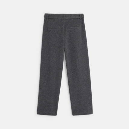 Avis Pantalon taille haute paper bag gris fille OKAIDI 5