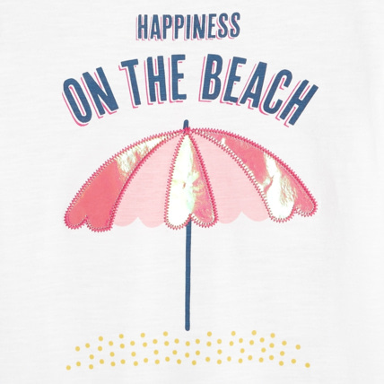Avis T-shirt à motif fantaisie rose fille OKAIDI 2