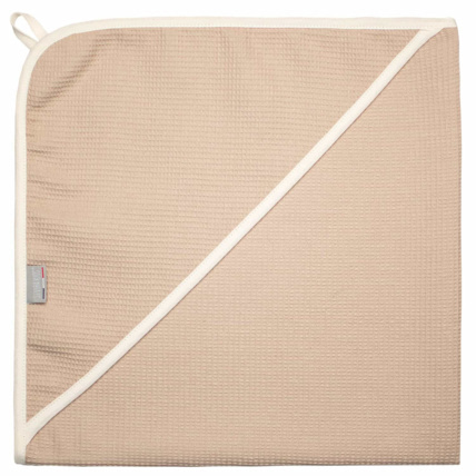 Avis Cape de bain bébé en coton nid d'abeille Sevira Kids 1