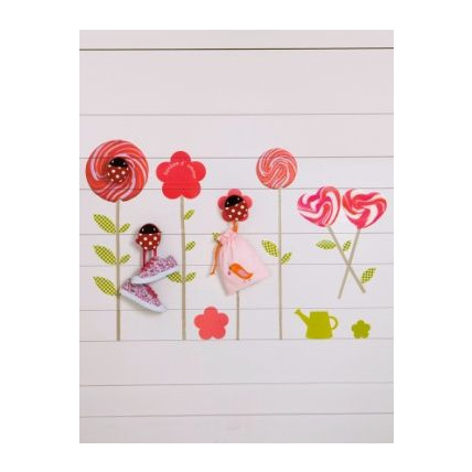 Avis Lot 13 stickers et pateres chambre fille  Vertbaudet 1