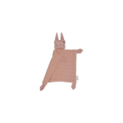 Avis Doudou lapin en coton 34x26 cm FABELAB 1