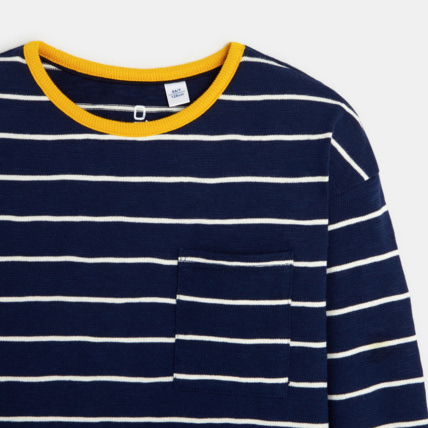 Avis T-shirt rayé bleu garçon OKAIDI 2
