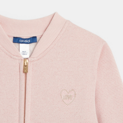 Avis Teddy zippé irisé rose fille OKAIDI 3
