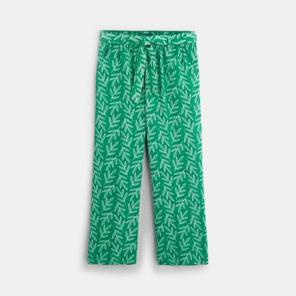 Avis Pantalon large imprimé vert fille OKAIDI 1