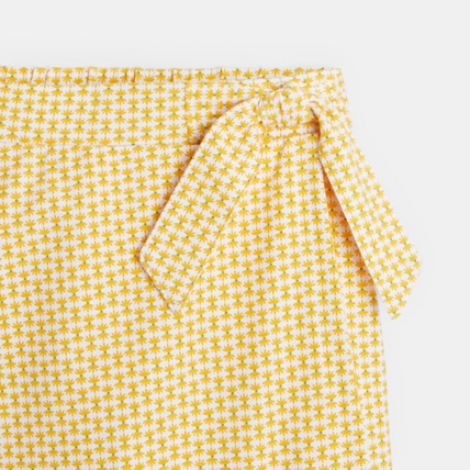 Avis Jupe-short en jersey imprimé jaune fille OKAIDI 3