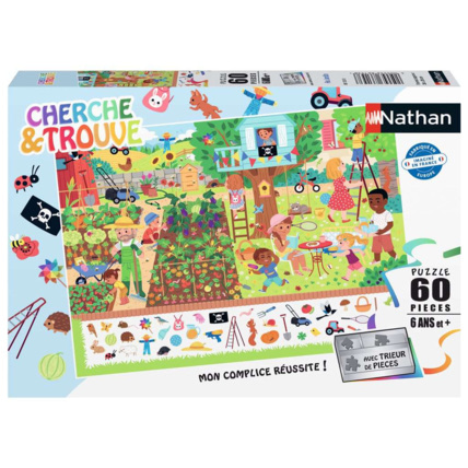 Avis Puzzle Au jardin (Cherche et trouve) - de 6 ans RAVENSBURGER 1