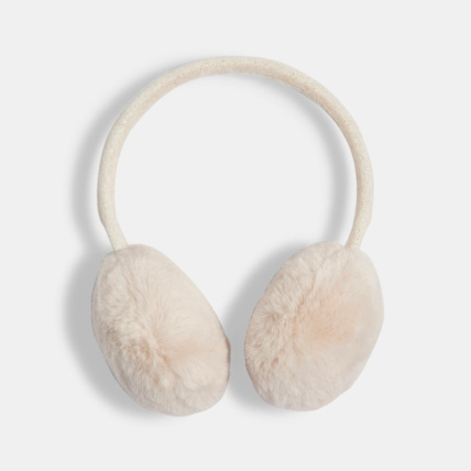 Avis Cache-oreilles rétractable en fausse fourrure beige fille OKAIDI 1