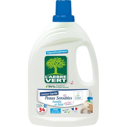 Avis Lessive liquide peaux sensibles L'ARBRE VERT 1