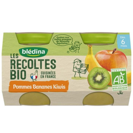 Avis Compotes petits pots bio Les Recoltes Bio Blédina 2
