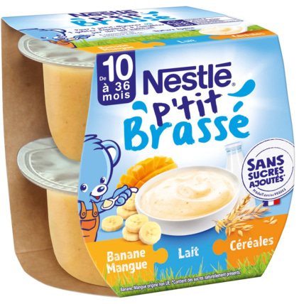 Avis P'tit brassé banane mangue lait et céréales sans sucres ajoutés NESTLÉ 3