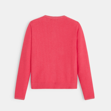 Avis Gilet boutonné rose fille OKAIDI 3