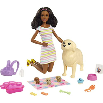 Avis Barbie - Naissance des chiots - poupée brune BARBIE 1