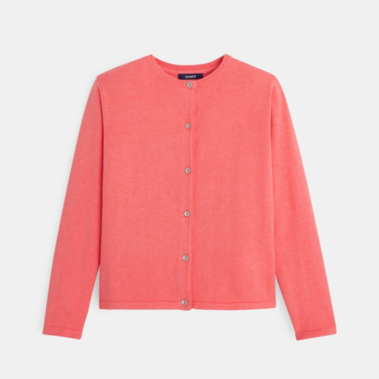 Avis Cardigan dos plissé rose fille OKAIDI 1