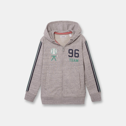 Avis Sweat-shirt à capuche gris garçon OKAIDI 1
